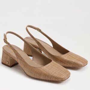 Sam Edelman Terra Square Toe Slingback Pumps Size 9.5 New